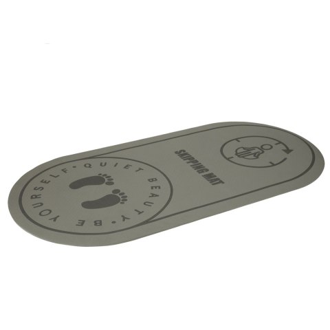 Mata do ćwiczeń jogi skakania na skakance wygłuszająca antypoślizgowa 125x61.5x0,6 cm szara Mata do ćwiczeń jogi skakania na skakance wygłuszająca antypoślizgowa 125x61.5x0,6 cm szara