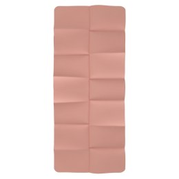 Mata do ćwiczeń jogi składana 179x61x0,4 cm różowa