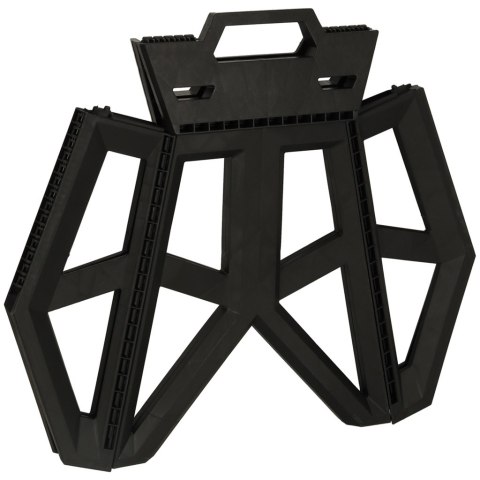 Taboret Składany Krzesełko Turystyczne Czarne Kempingowe Przenośne 39,5cm czarne Taboret Składany Krzesełko Turystyczne Czarne Kempingowe Przenośne 39,5cm czarne