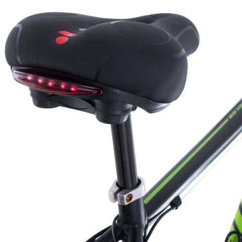 RALLEX Siodełko rowerowe sportowe wygodne pianka elastyczna lampka LED RALLEX Siodełko rowerowe sportowe wygodne pianka elastyczna lampka LED