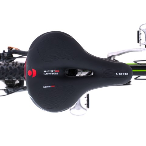 RALLEX Siodełko rowerowe sportowe wygodne pianka elastyczna lampka LED RALLEX Siodełko rowerowe sportowe wygodne pianka elastyczna lampka LED