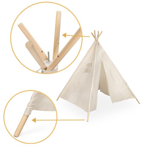 Namiot domek indiański dla dzieci Tipi Wigwam 135cm Namiot domek indiański dla dzieci Tipi Wigwam 135cm