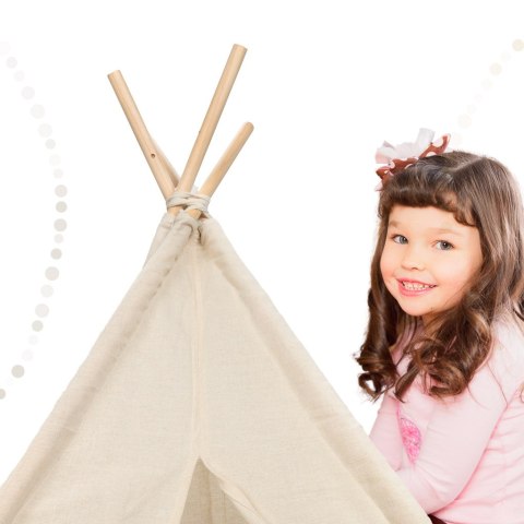 Namiot domek indiański dla dzieci Tipi Wigwam 135cm Namiot domek indiański dla dzieci Tipi Wigwam 135cm