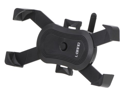 Uchwyt rowerowy motocyklowy na telefon czarny stabilny Uchwyt rowerowy motocyklowy na telefon czarny stabilny