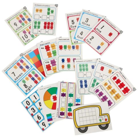 Misie edukacyjne nauka liczenia montessori 44el. Misie edukacyjne nauka liczenia montessori 44el.
