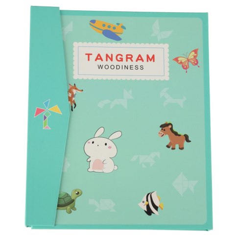 Tangram książeczka magnetyczna układanka klocki 3D Tangram książeczka magnetyczna układanka klocki 3D