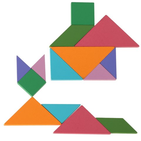 Tangram książeczka magnetyczna układanka klocki 3D Tangram książeczka magnetyczna układanka klocki 3D