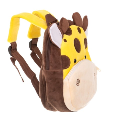 Plecak dla przedszkolaka do przedszkola pluszowy żyrafa 24cm Plecak dla przedszkolaka do przedszkola pluszowy żyrafa 24cm