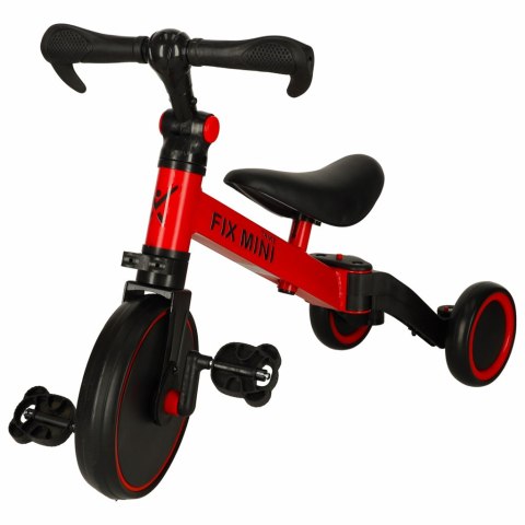 Rowerek Trike Fix Mini biegowy trójkołowy 3w1 z pedałami czerwony Rowerek Trike Fix Mini biegowy trójkołowy 3w1 z pedałami czerwony
