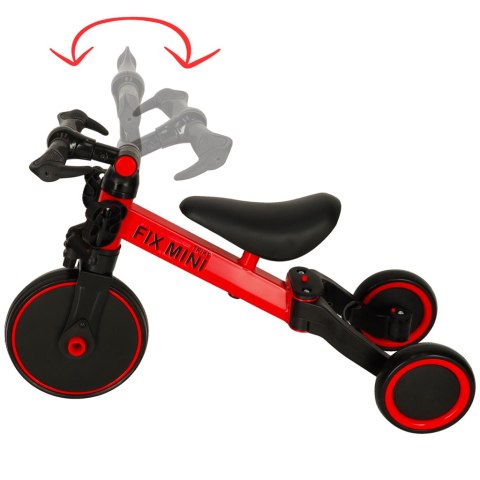 Rowerek Trike Fix Mini biegowy trójkołowy 3w1 z pedałami czerwony Rowerek Trike Fix Mini biegowy trójkołowy 3w1 z pedałami czerwony