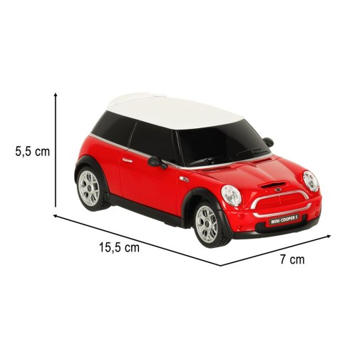 Samochód zdalnie sterowany Rastar 15000 MINI Cooper S 1:27 czerwony Samochód zdalnie sterowany Rastar 15000 MINI Cooper S 1:27 czerwony
